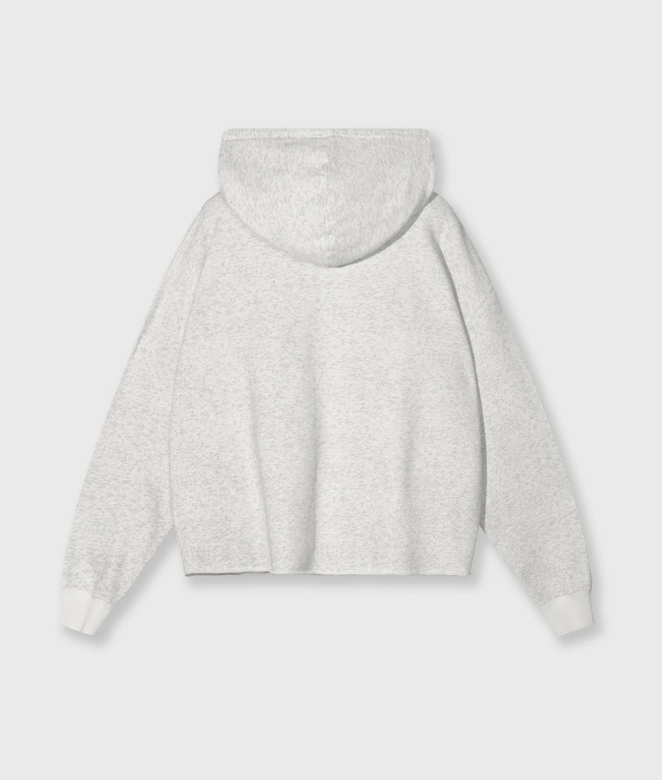 statement hoodie | white melee