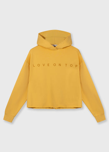 statement love hoodie | mango