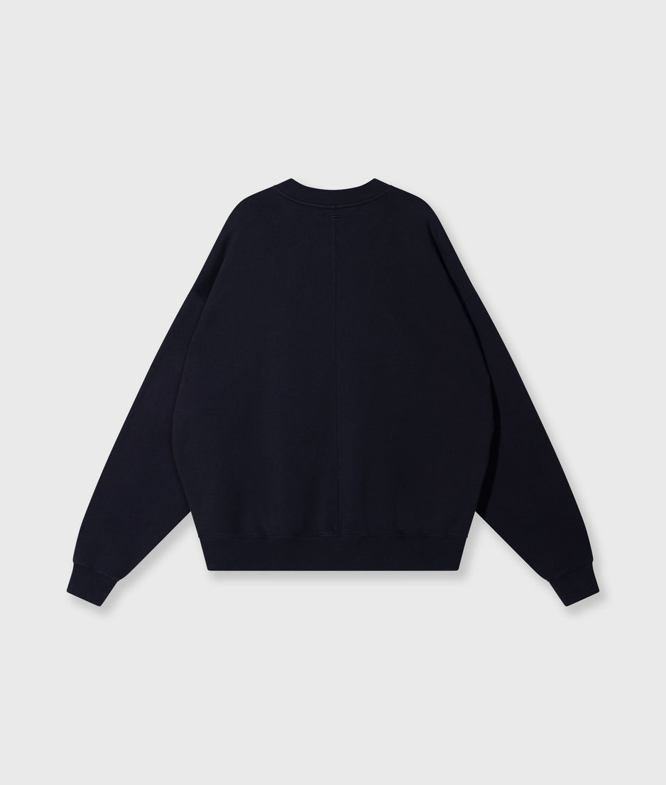 baseball sweater 10 | dark navy