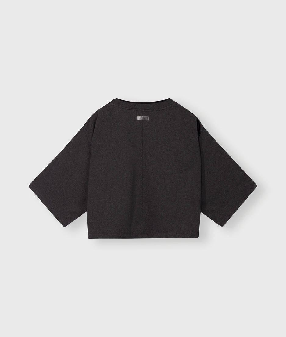 cropped gathering sweater | antra melee