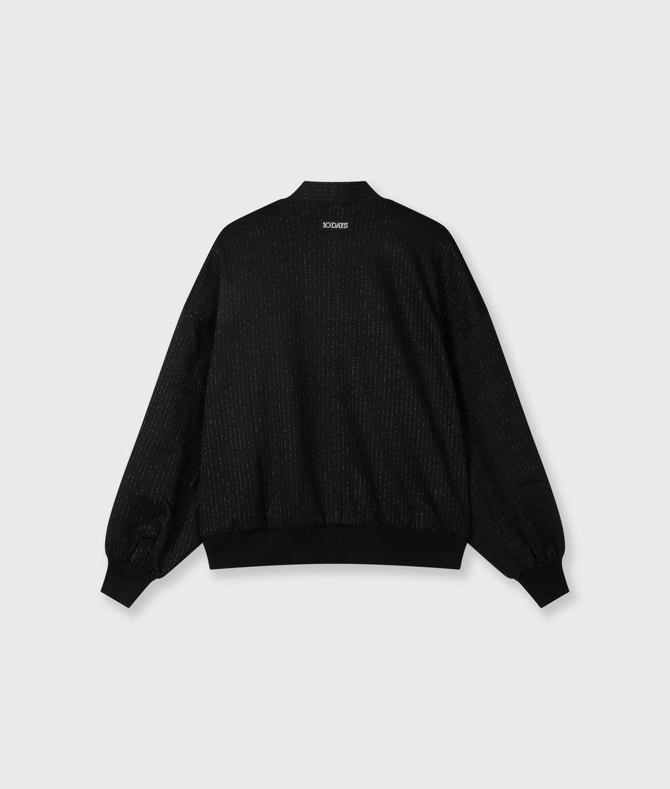 reversible cardigan punto | black