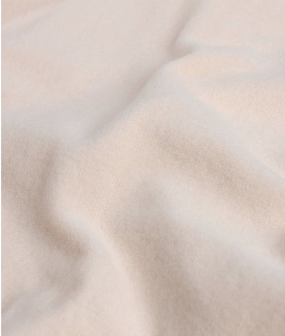 brushed baseball cardigan | powder