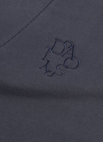 omkeerbaar fleecevest | steel blue