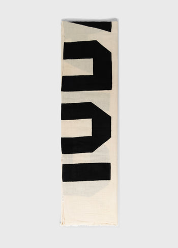 statement scarf | soft vanilla