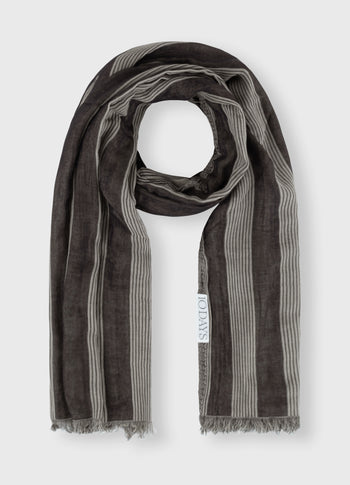 scarf bold stripes | light safari