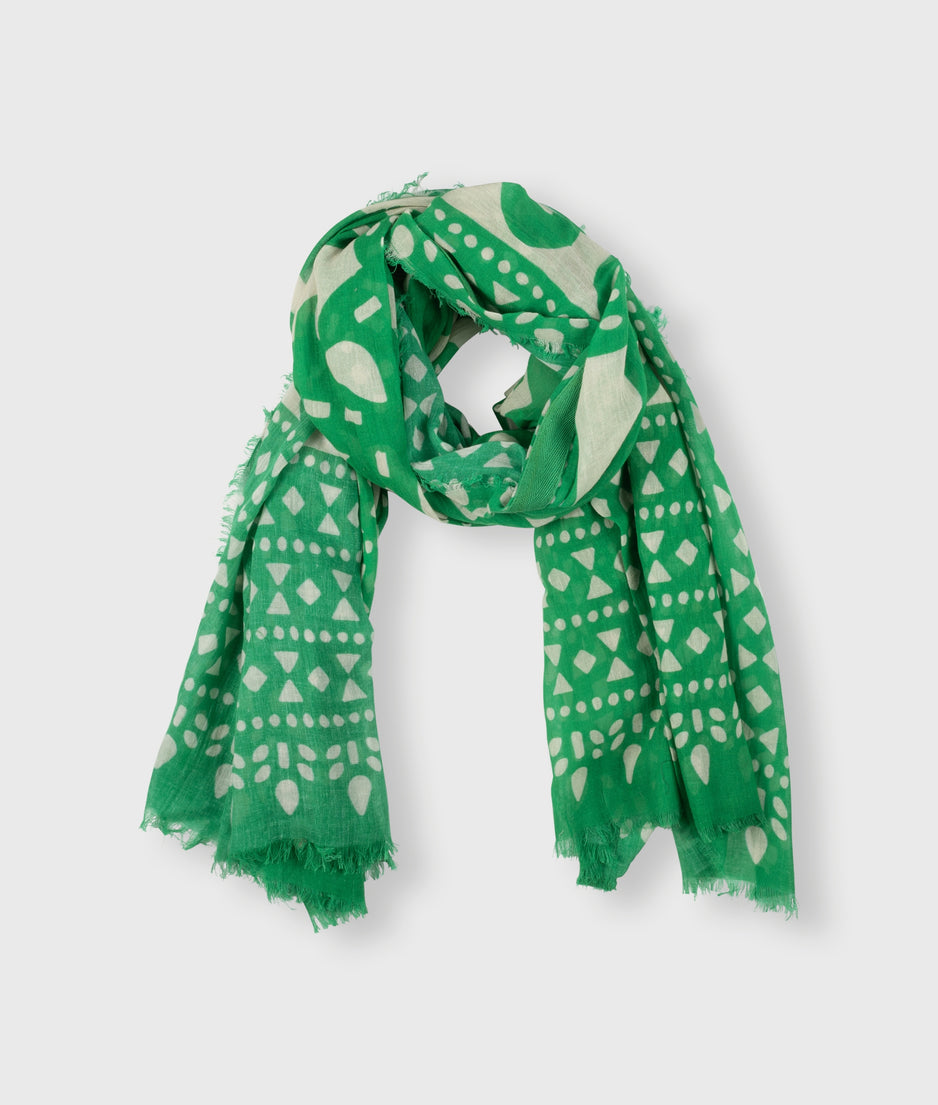 scarf batik | apple green