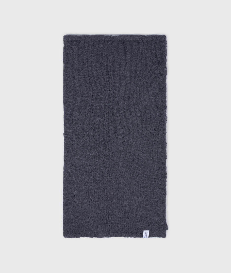 bandana knit scarf | steel blue