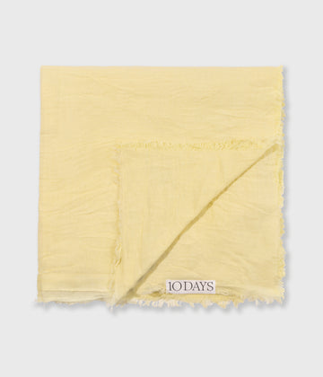 scarf cotton crepe | pastel yellow