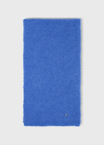 hairy knit sjaal | ultramarine
