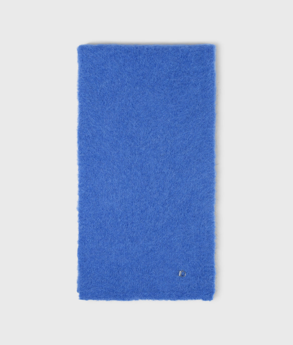 hairy knit sjaal | ultramarine