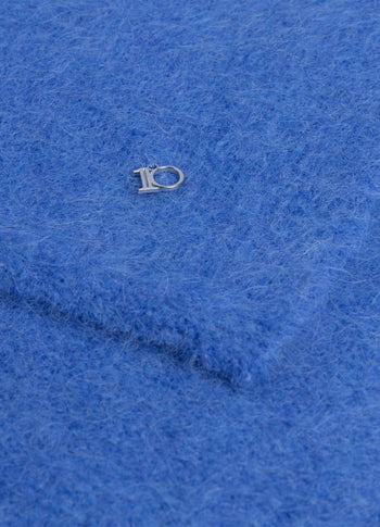 hairy knit sjaal | ultramarine