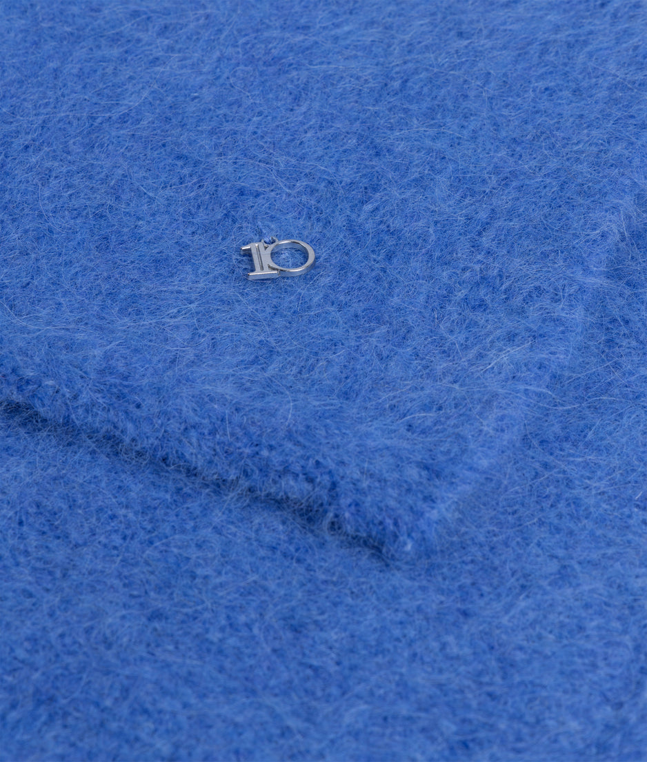 hairy knit sjaal | ultramarine