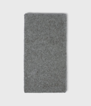 hairy knit sjaal | grey melee