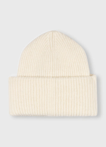 soft knit beanie | ecru