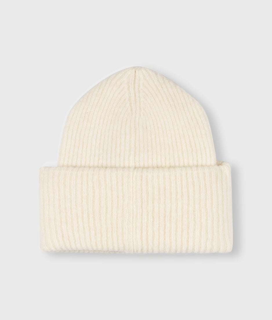 soft knit beanie | ecru