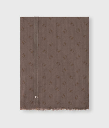 scarf boiled wool | moonrock