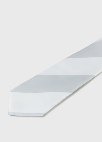 stropdas strepen | white/stone
