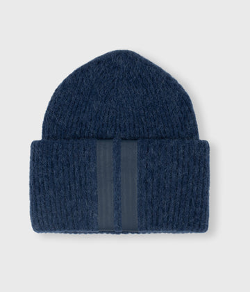 soft knit beanie | electric blue