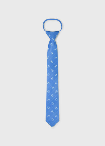stropdas monogram | ultramarine