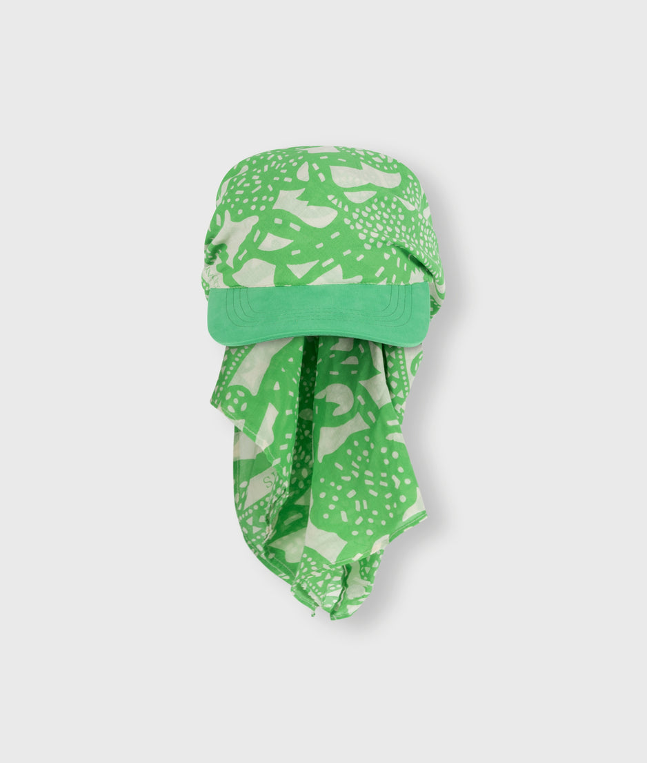 bandana cap | apple green