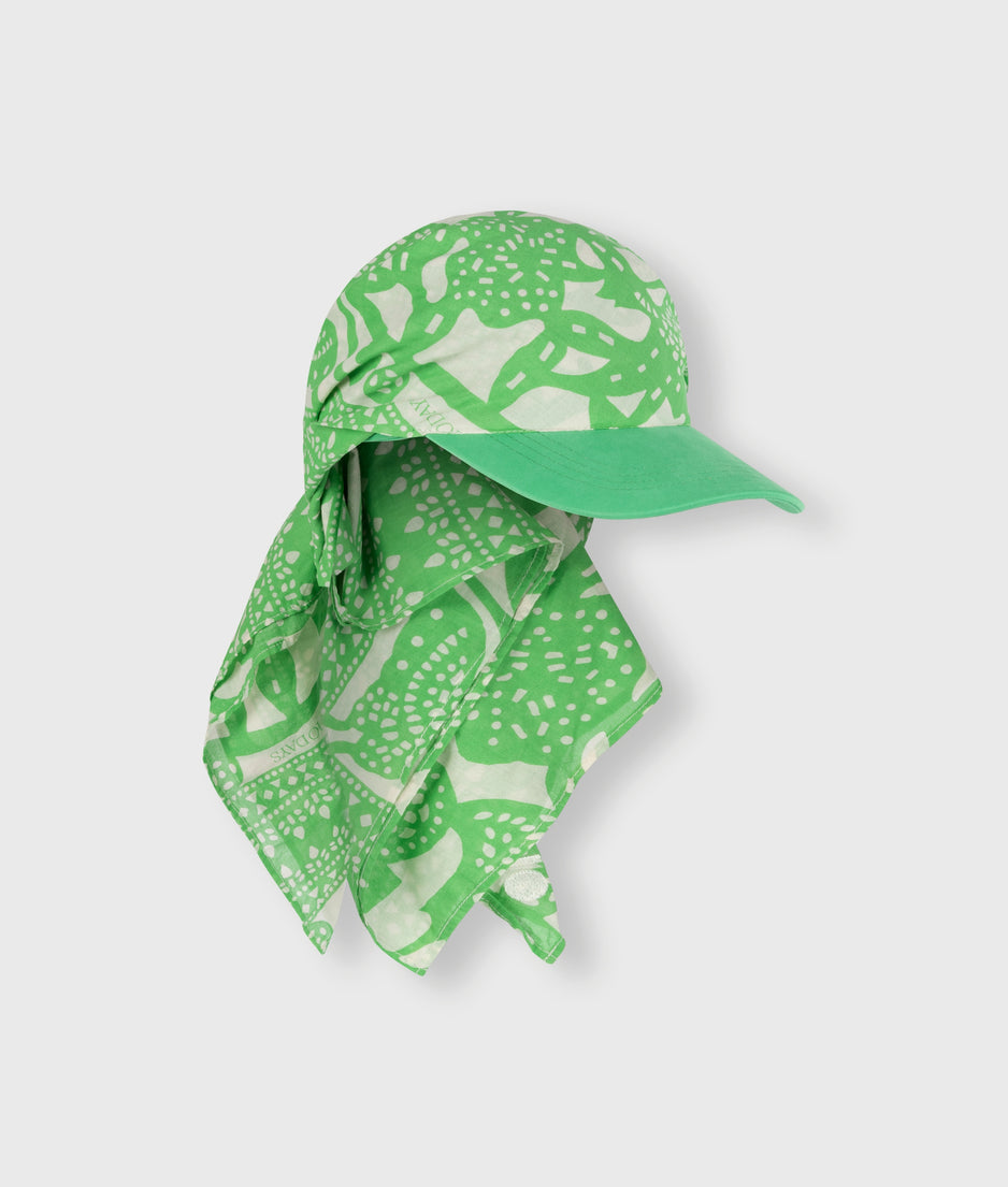 bandana cap | apple green