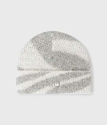 beanie zebra | ecru