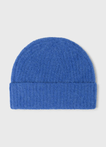 hairy beanie | ultramarine