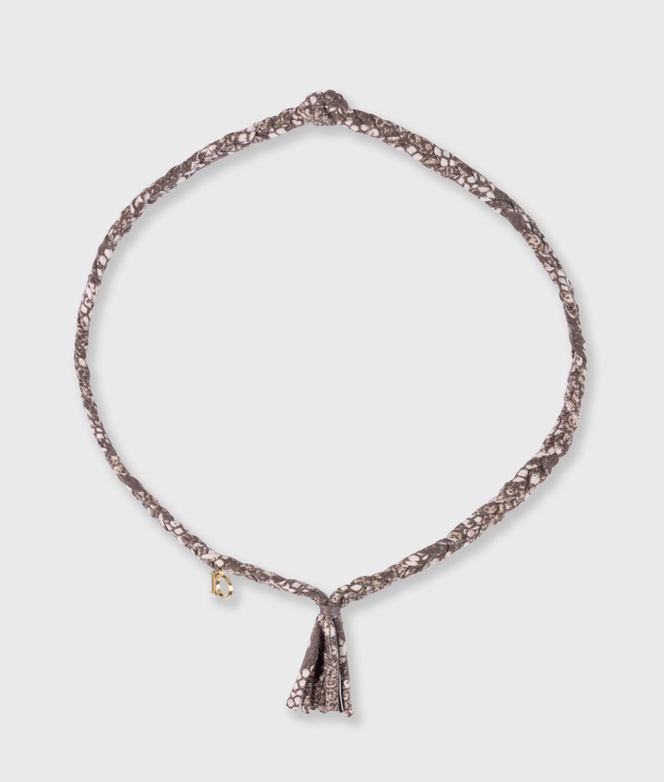 braided necklace | rope