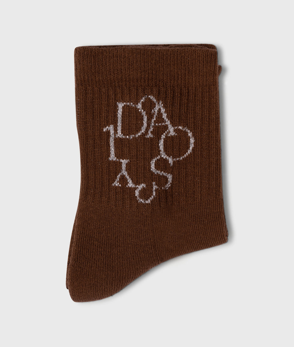 socks curly 10 | dark truffle