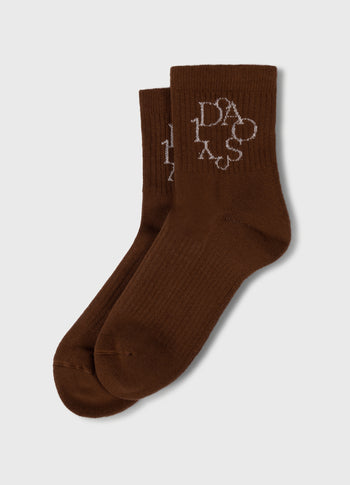 socks curly 10 | dark truffle