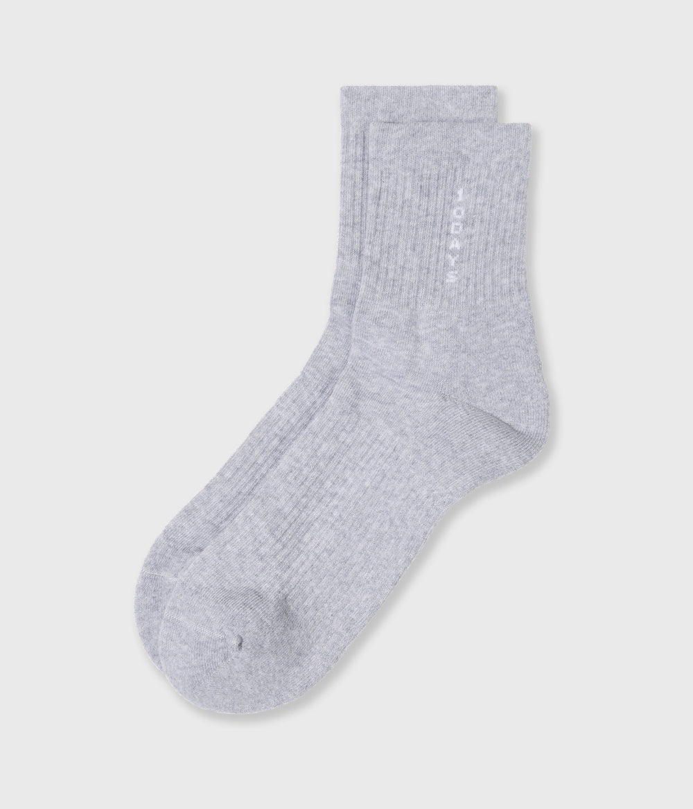 socks 10DAYS | white grey melee