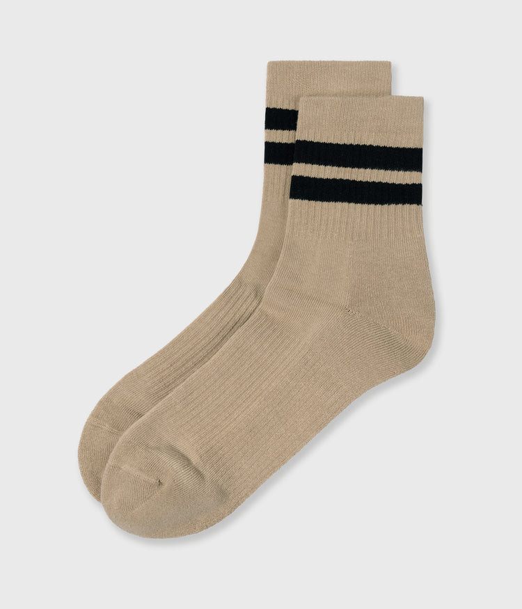 socks 2 stripes | earth
