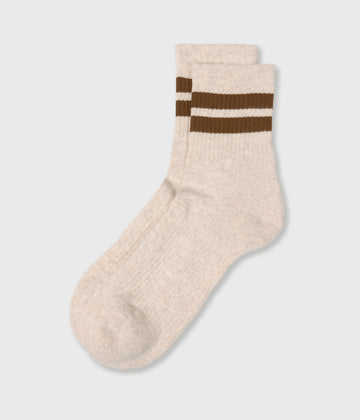 socks 2 stripes | truffle