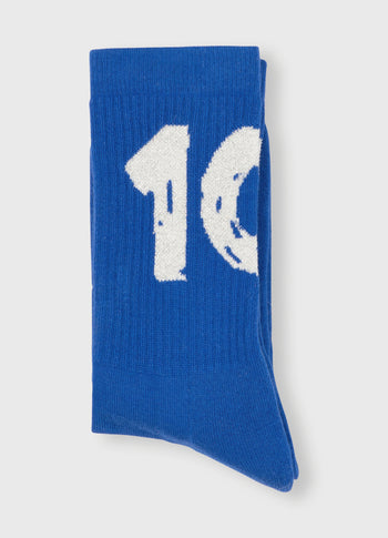 socks long 10 | electric blue