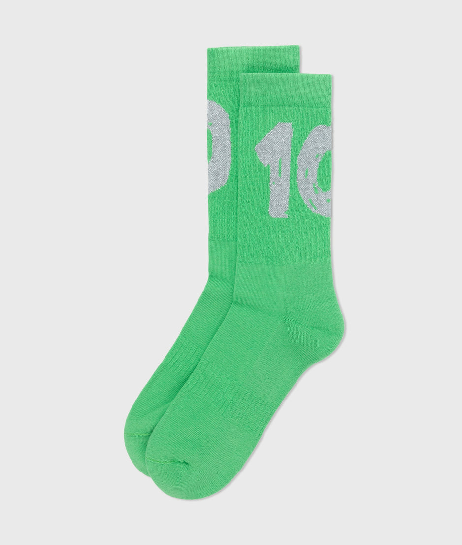 socks 10 | apple green