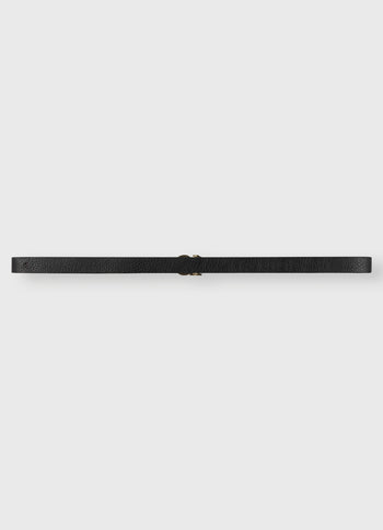 monogram belt | black