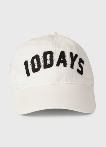 cotton cap logo | ecru