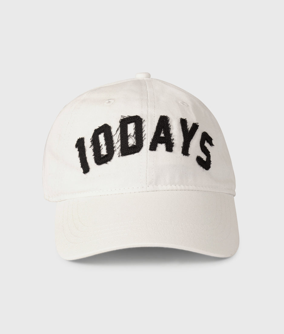cotton cap logo | ecru