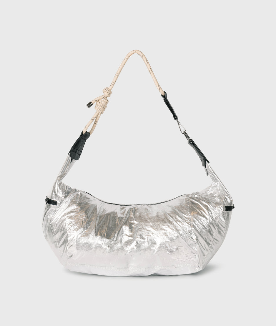 big banana bag | silver