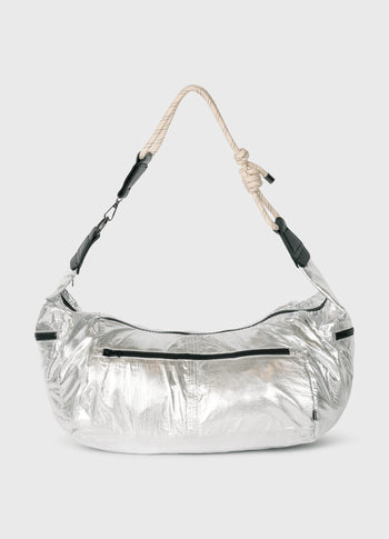 big banana bag | silver
