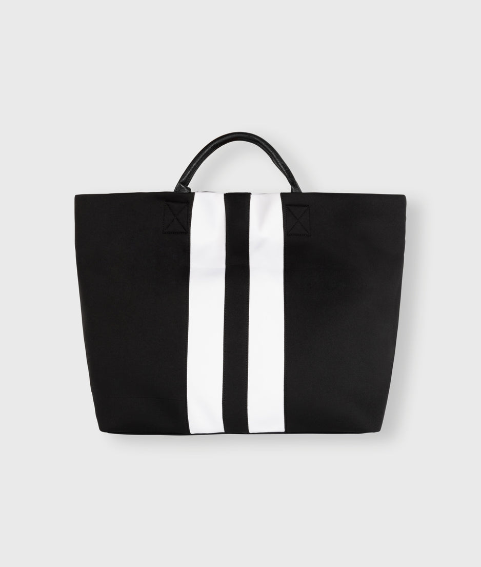 neoprene shopper | black