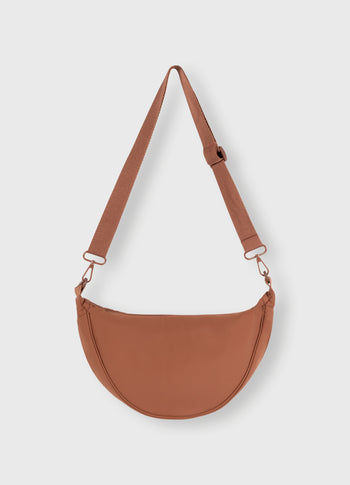 moon bag | saddle brown