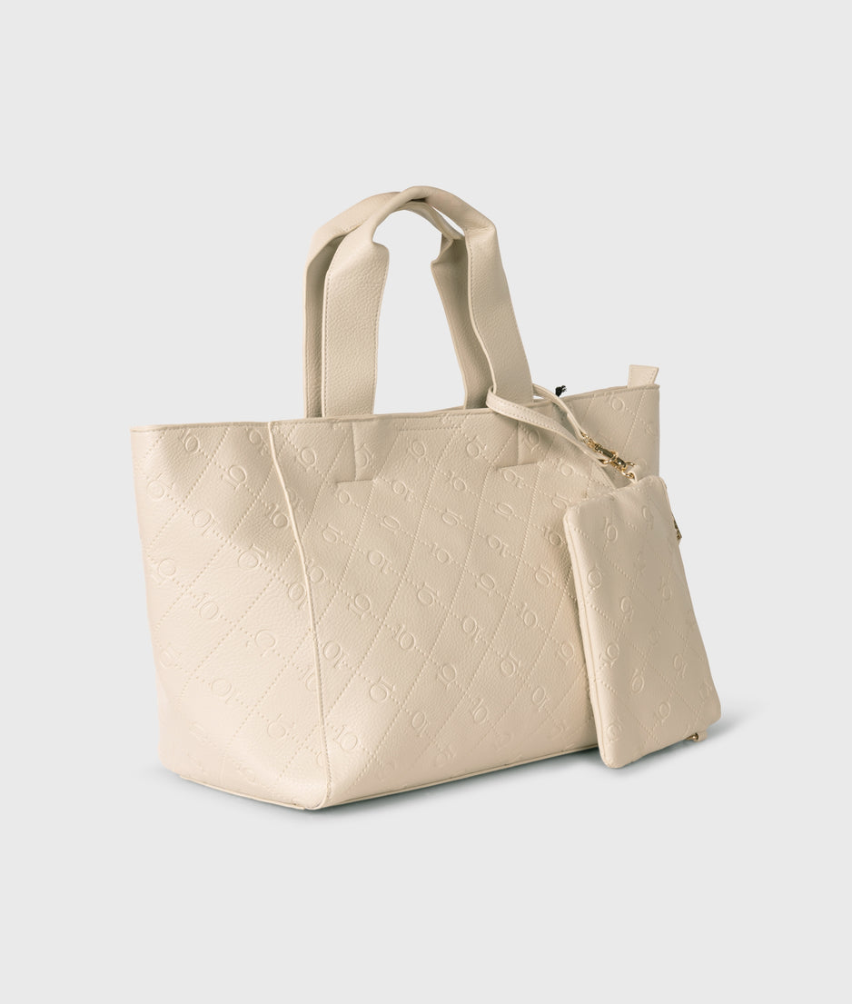 shopper monogram | pearl