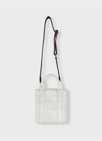 mini box bag | ecru