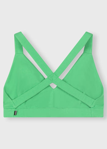 sporty bra uni | apple green