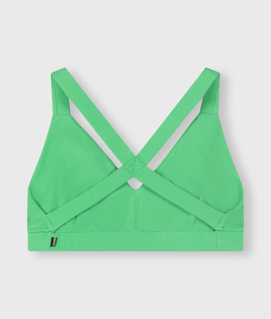 sporty bra uni | apple green