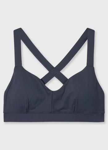 sporty bh | steel blue