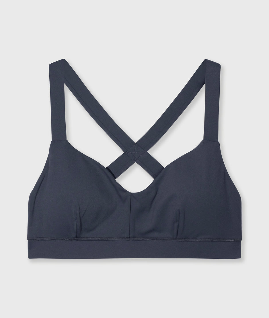 sporty bh | steel blue