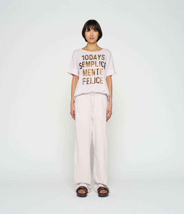 statement tee | pale lilac