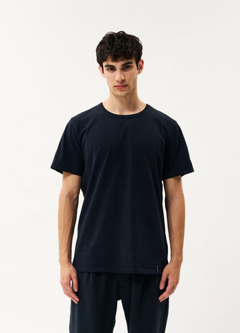 Vince cotton tee | dark blue